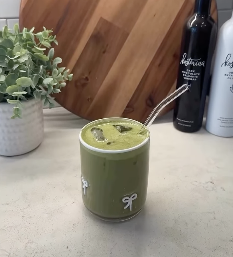 Banana Bread Matcha Latte